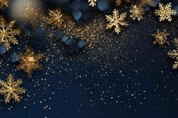 Gold Snowflakes 10